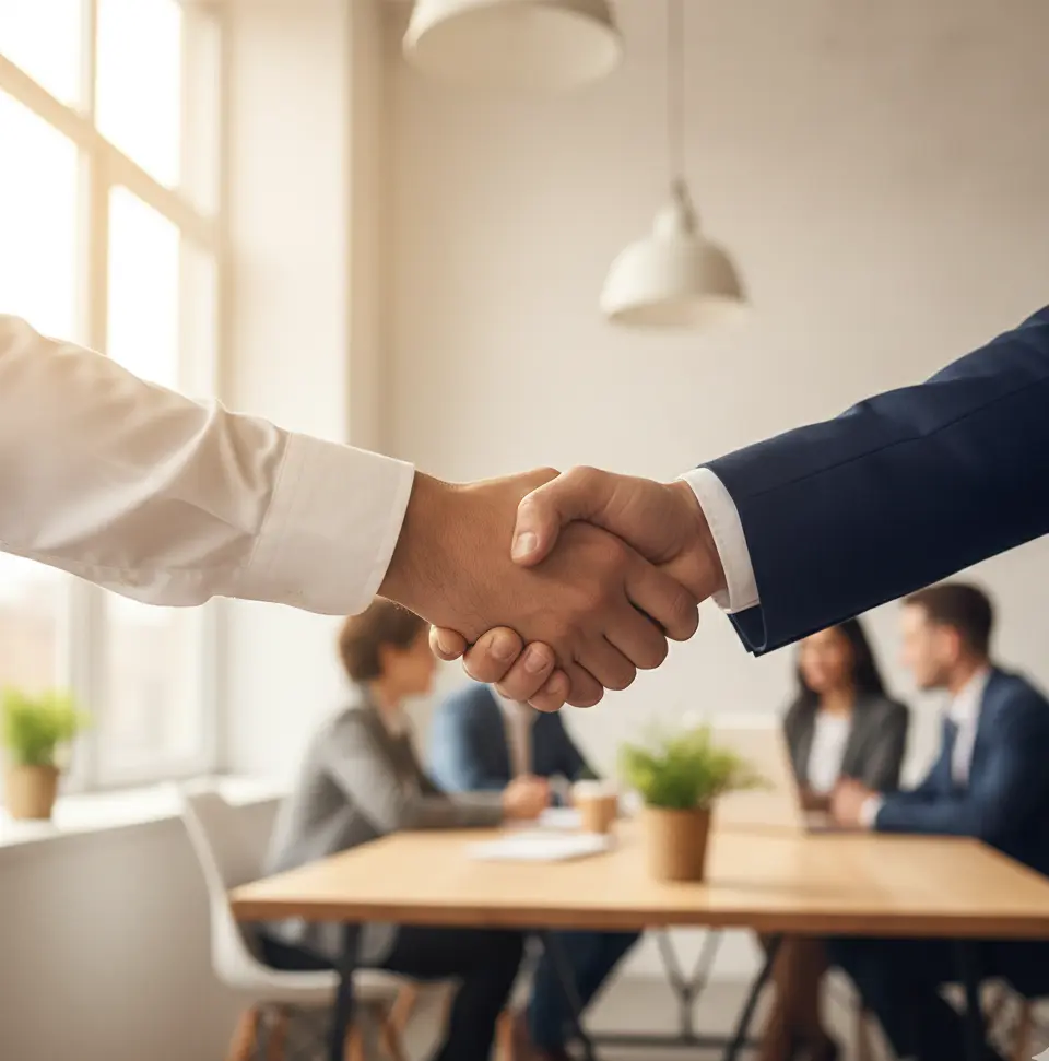 AI job matching illustration.